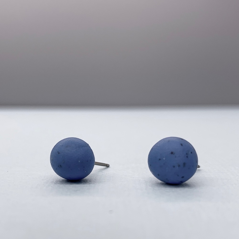 Titanium | Soft Blue Pop Color Post Earrings NWT